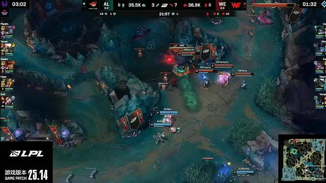 AL强硬开团偷下厄塔汗，Cube掘墓闪亮登场拿下三杀！​​​​​​