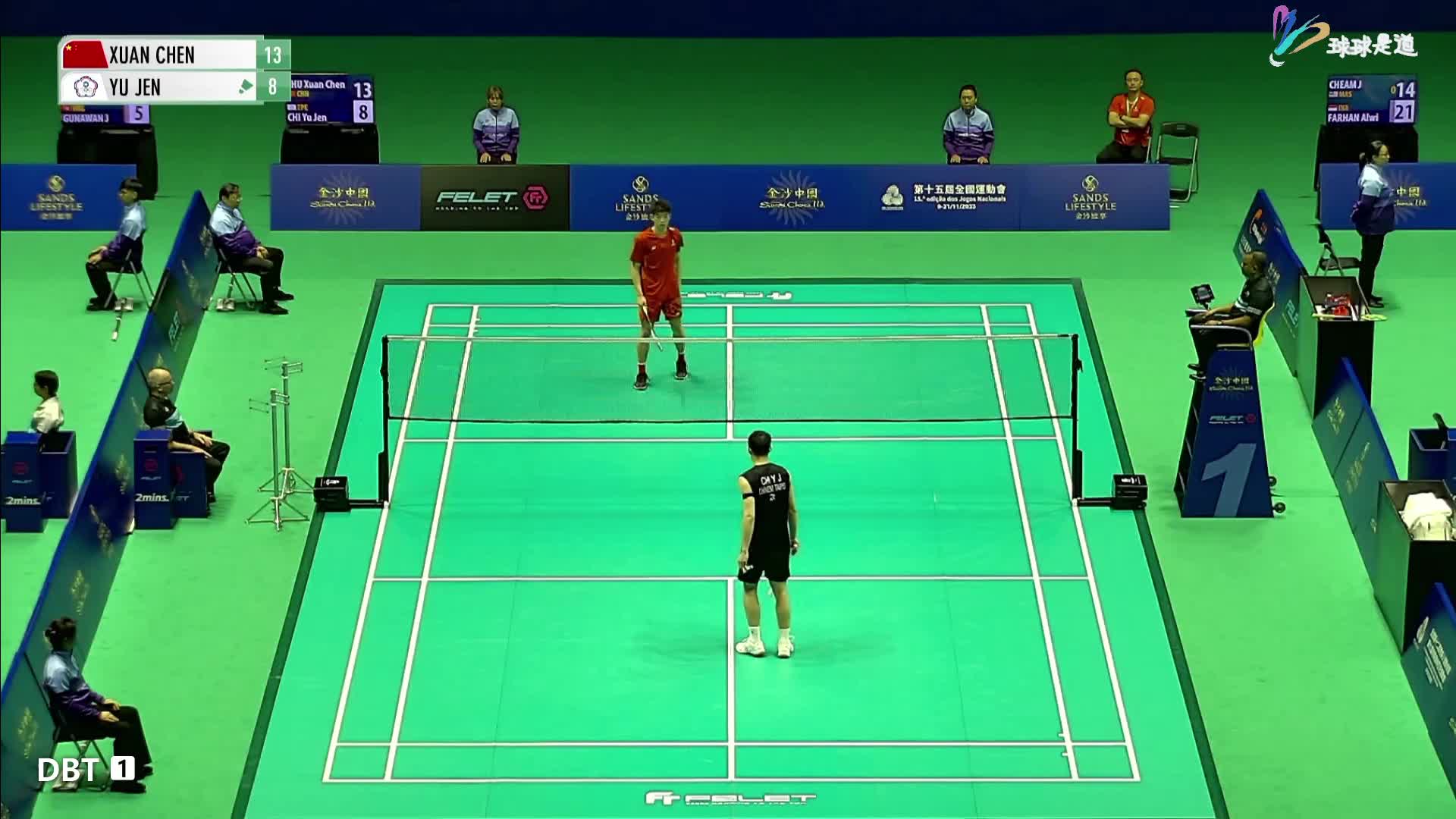 陈雨菲 vs 塔斯尼姆