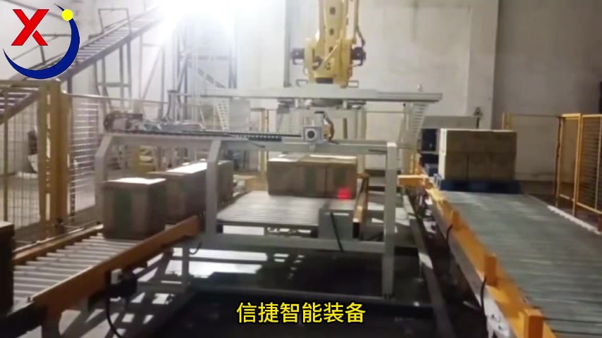 不是不用人而是用不起，箱子码垛机器人