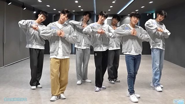 『4K镜面扒舞』The Wind-“Sirius”镜面放大练习室 放大+加亮+音源替换 扒舞用