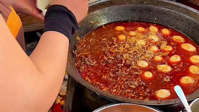 这臊子肉加蒸馍太香了吧