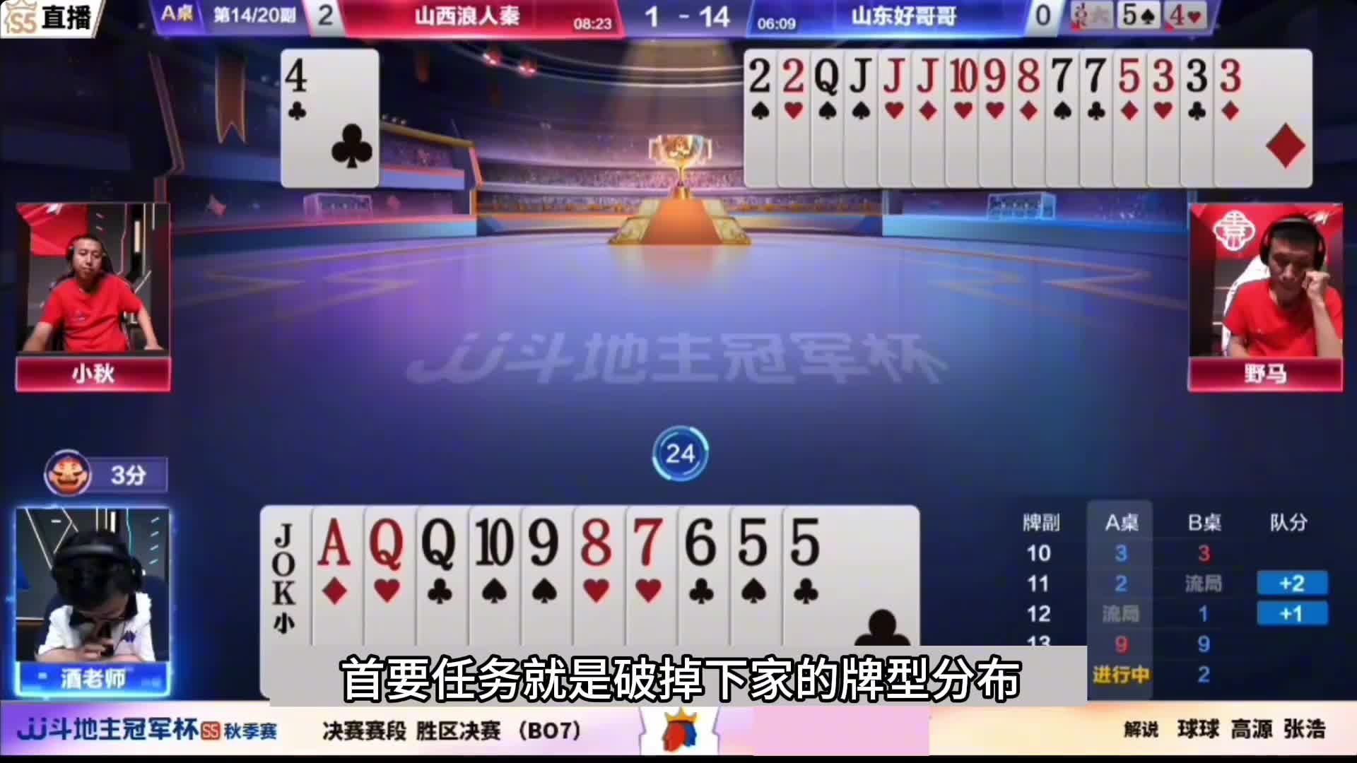 斗地主：阿酒最高深的翻盘局！一手铁牌掉天坑！至尊二。。。