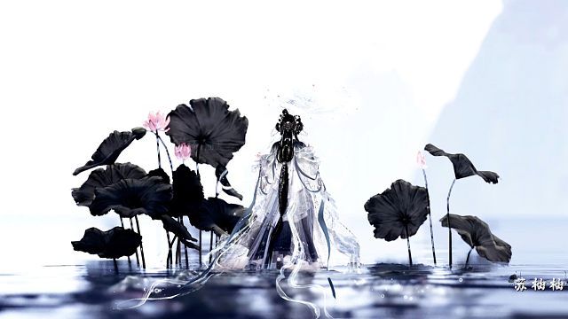 【无限暖暖】在丹青季拍一幅水墨画…