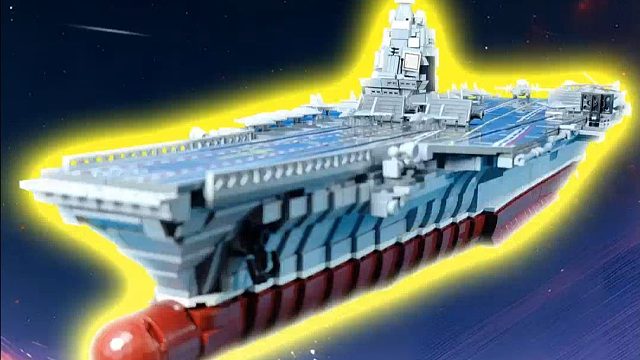 KEEPPLEY奇妙积木福建号航空母舰，我们的征途是星辰大海！