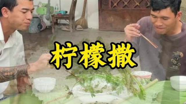 因为下雨，得吃柠檬撒了#乡村守护人 #星引力计划 #撒撇 #特色美食