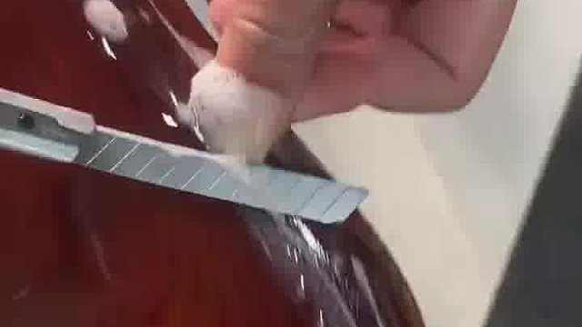 家具贴膜 家具贴贴教学家具贴膜修边