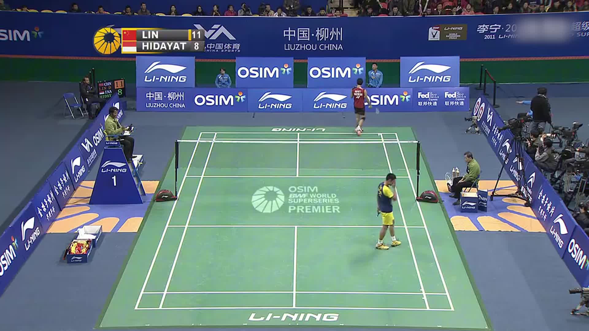 2011世羽总决男单第二轮 林丹vs陶菲克