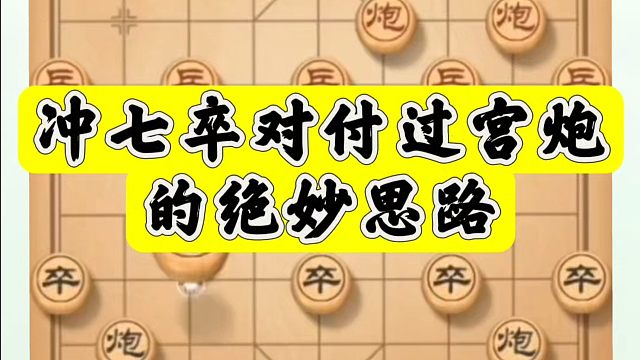 复盘，冲七卒对付过宫炮的绝妙思路！如何快速提升象棋水平系统学棋？河南省象棋冠军黄丹青真心教棋，带你上
