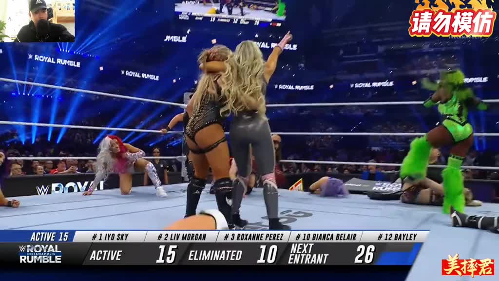 阿莱克萨全力出击到底能否成功夺冠？娜塔莉亚vs紫雷，团队赛！ #WWE #夏洛特 #阿莱克萨布利斯 