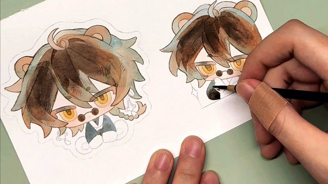 0人会看的水彩过程