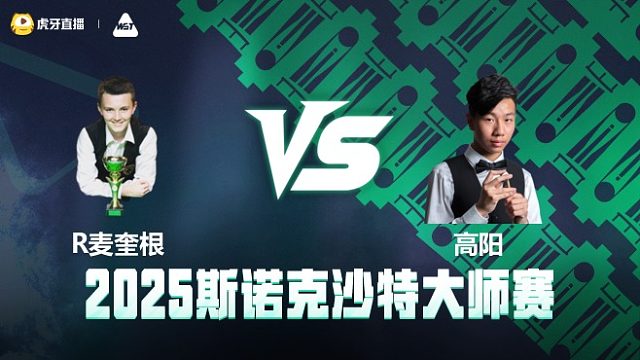 罗比·麦奎根VS高阳 2025斯诺克沙特大师赛 清流