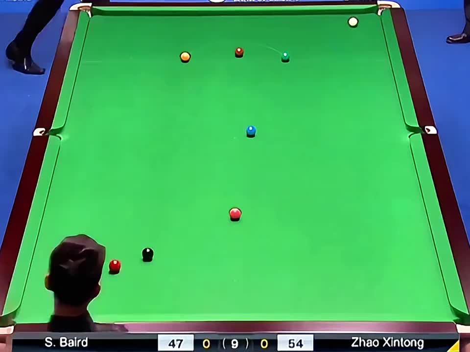 用袋口做上超级斯诺克，对手直接惊呆，这也行？