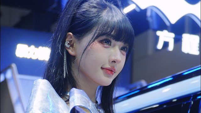 4K 2025粤港澳大湾区车展 车模 #小玥玥 64