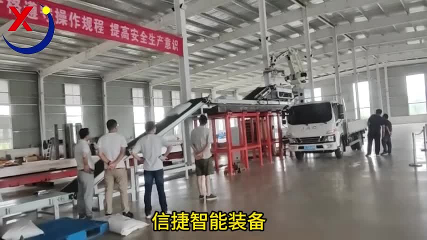 生意的本质是人心换人心，全自动装车机器人客户考察后发往河北