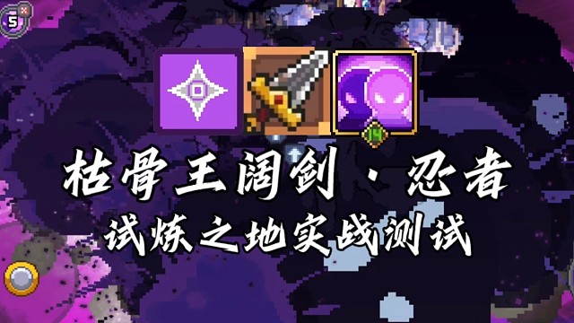 【元气骑士前传】枯骨王阔剑·忍者 试炼之地实战测试