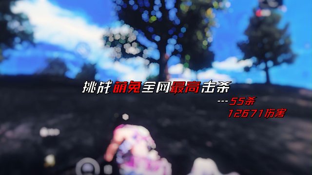 爆裂萌兔全网最高击杀55杀！