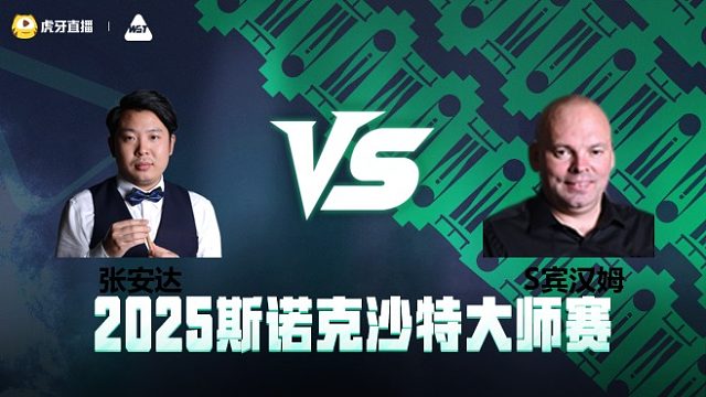 张安达VS 斯图尔特·宾汉姆  2025斯诺克沙特大师赛 清流