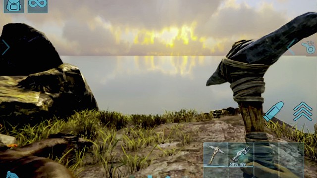 在《方舟生存进化》的世界，我于沼泽艰难求生。那日，踏入危机四伏的沼泽，嘶嘶声传来，我惊恐转身，只见泰