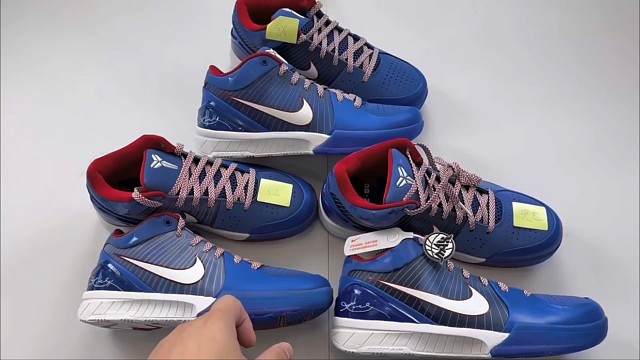 一次性拿来了三家工厂的科比4费城做对比，各自的好与坏你们来评价