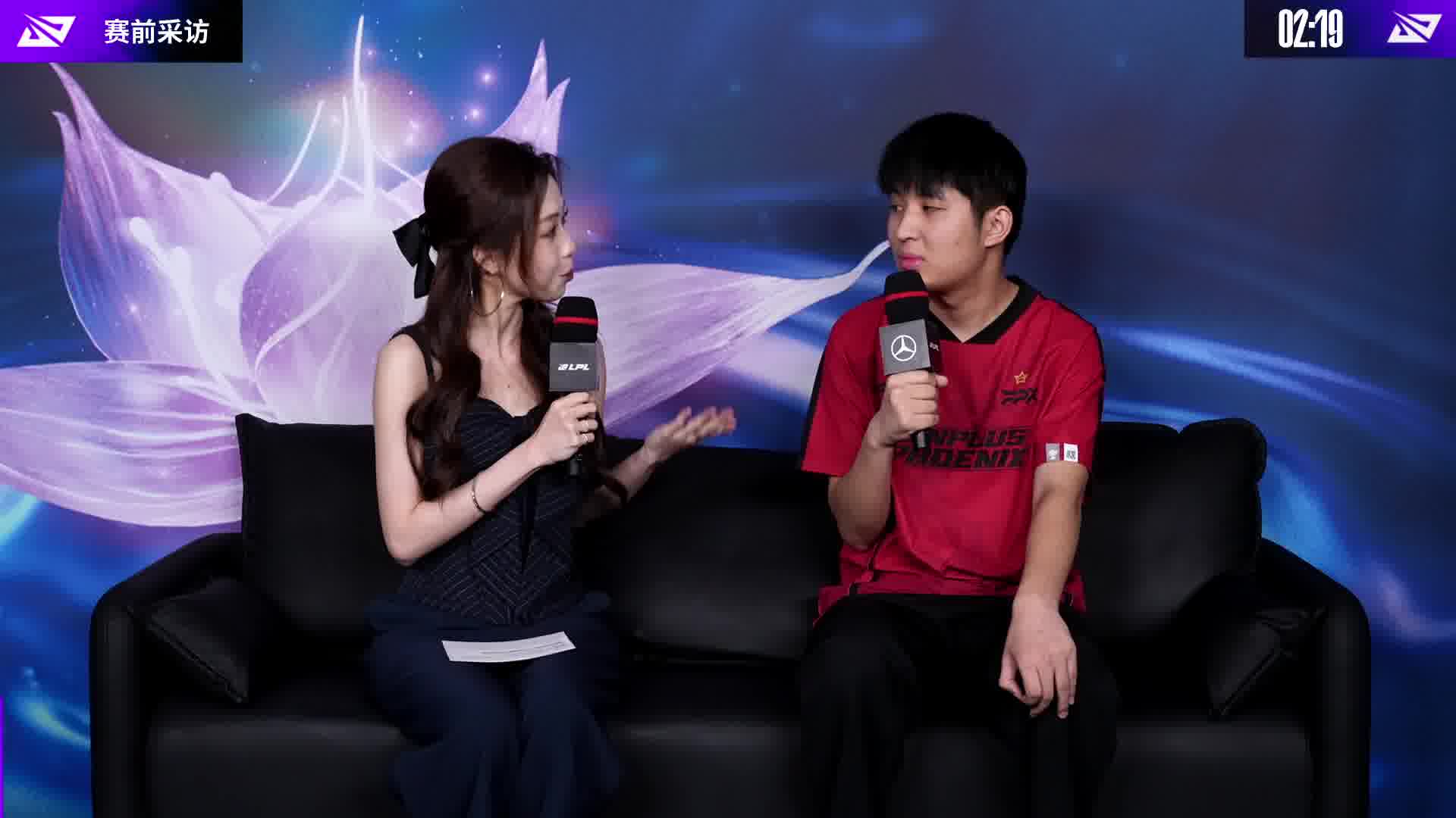 FPX vs WBG赛前采访iyy