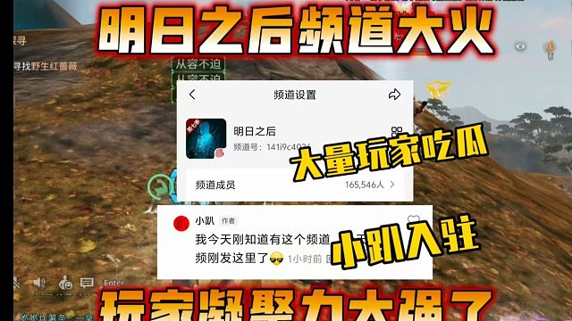 大瓜后续，明日频道大火，玩家的凝聚力太强了！【明日之后】