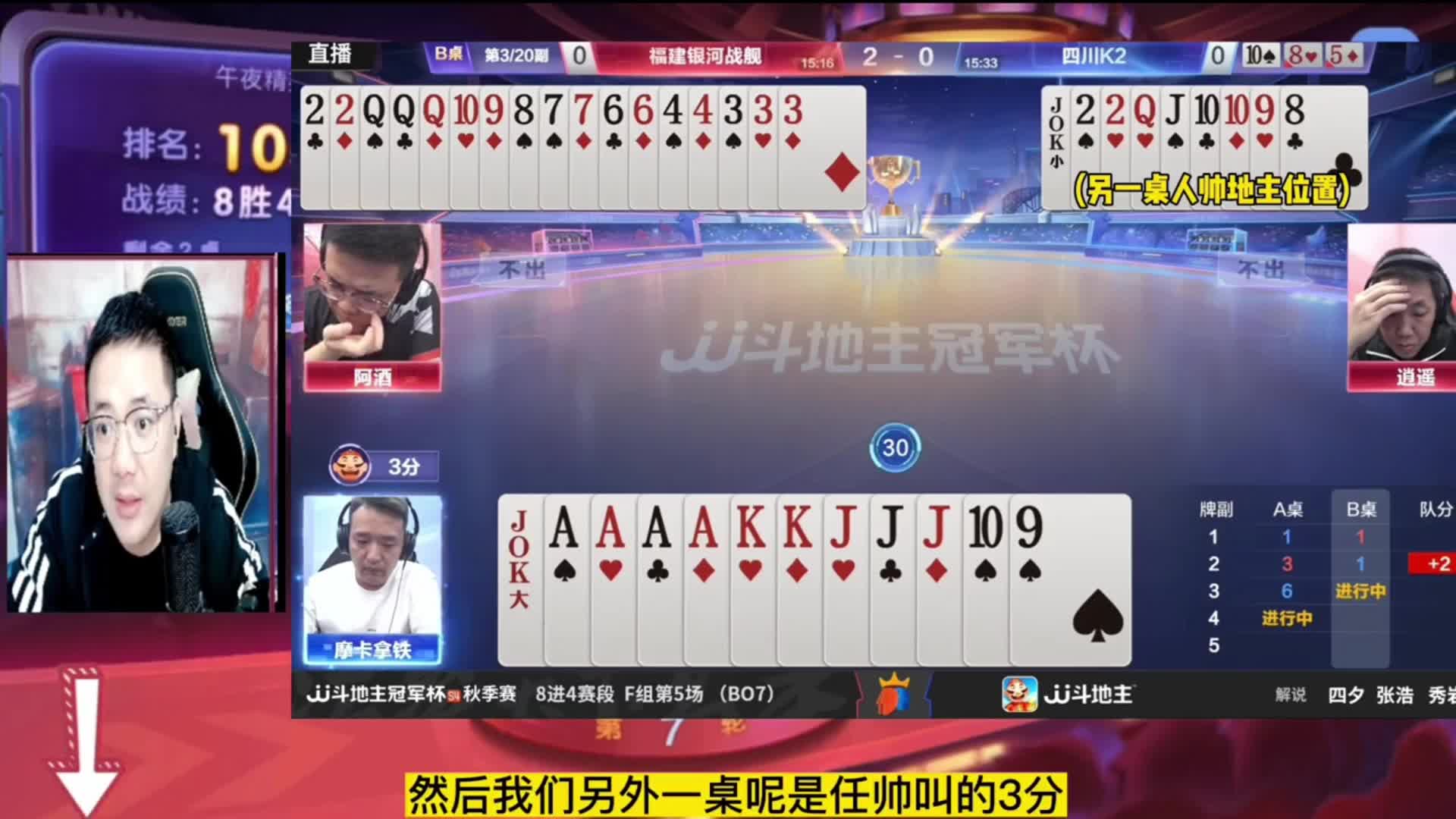 阿酒老师对当时的比赛对位做出分析，存在很大的问题