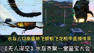 楚河無人深空水友齊聚驚呆,都是高富帥各種巨飛天蜈蚣飛龍機甲