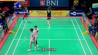 2025亞洲青年羽毛球錦標(biāo)賽，韓國組合在決勝局表現(xiàn)更勝一籌，鄭文組合以13-21失利
