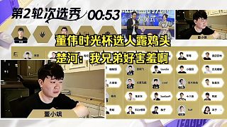 董偉時光杯選人，楚河送禮看雞頭。