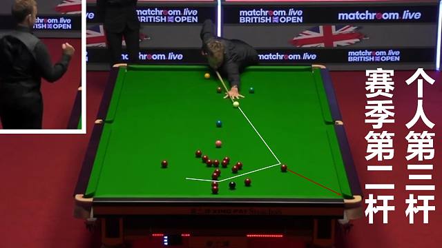 英国公开赛：卡特轰出147满分，本届赛事第二杆