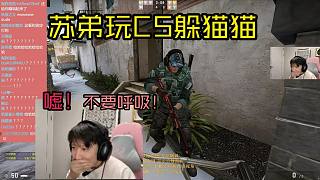 仿生人玩CS躲貓貓，蘇弟的代入感太搞笑了哈哈哈