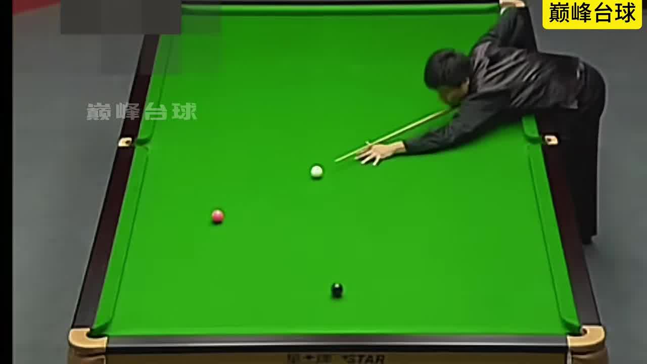 丁俊晖最嚣张的清台，暴力抽射粉球，左手打黑球