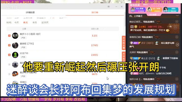 他要重新崛起然后碾压张开朗，迷醉谈会长找阿布回集梦的发展规划！