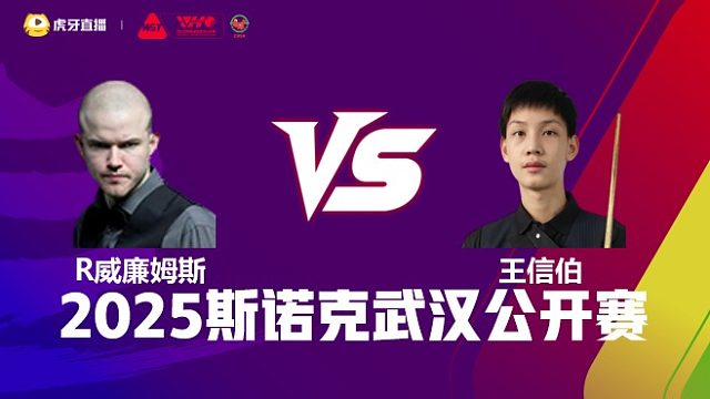 罗比·威廉姆斯VS王信伯 2025斯诺克武汉公开赛 清流
