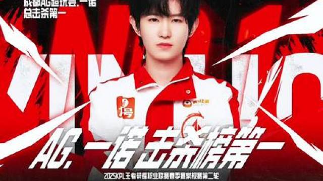 恭喜一诺登顶KPL击杀榜第一