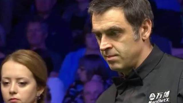 奥沙利文最喜欢的美女裁判，刚上来就疯狂秀准度，难得经典清台！