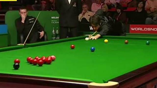 奥沙利文准度逆天，连续多次霸气K球，最后还问裁判最高分多少？