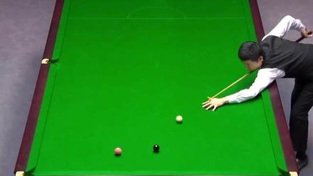 爽爆了！丁俊晖杆法帅的一塌糊涂，一杆比一杆经典，最后一招会吗