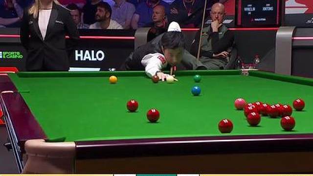 世锦赛准度超强！赵心童和韦克林上演火力对轰，细腻控球太帅了