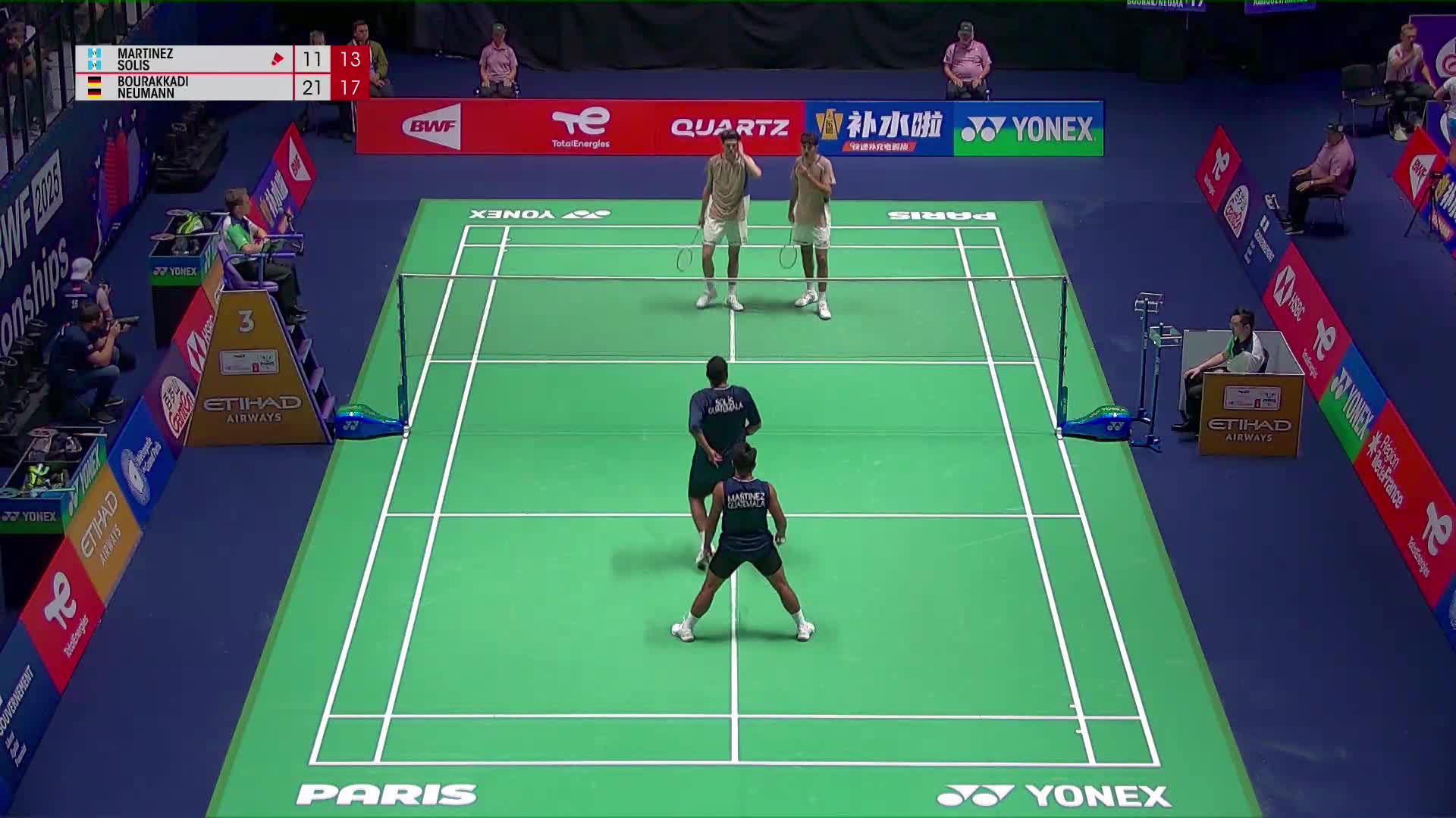 2025世界羽毛球锦标赛-3号场地