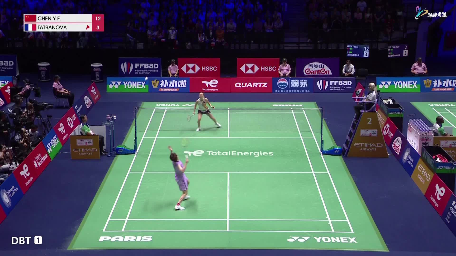陈雨菲VS塔拉诺娃2025世锦赛-球球是道