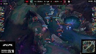 雙方峽谷先鋒爆發(fā)團(tuán)戰(zhàn)，Rookie狐貍戰(zhàn)場(chǎng)鬼魅瘋狂拉扯，iG打出1換4