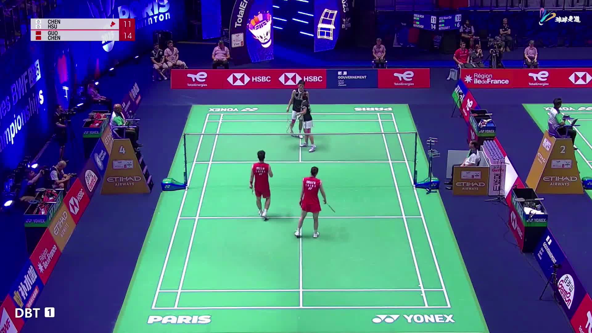 郭新娃/陈芳卉vs陈政宽/许尹鏸25世锦赛