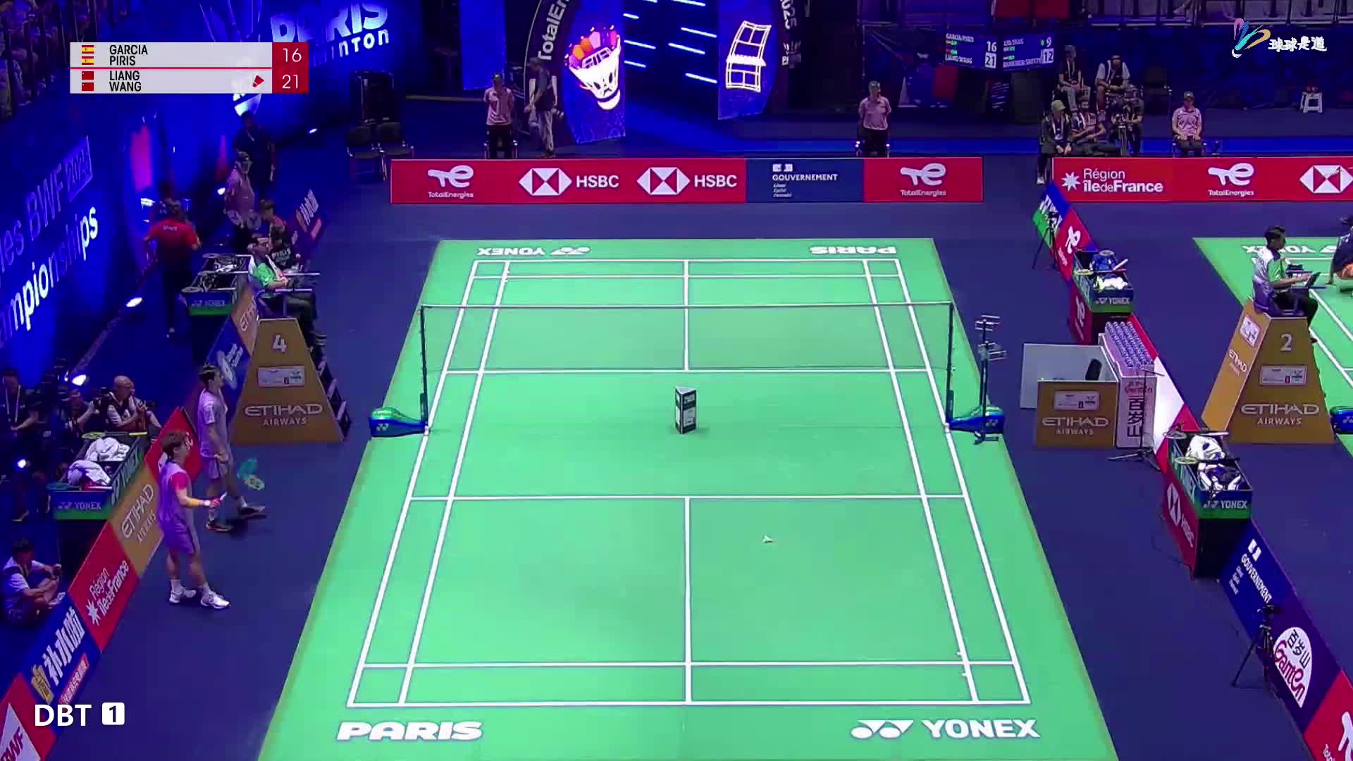 梁伟铿/王昶 vs 加西亚/卡洛斯25世锦