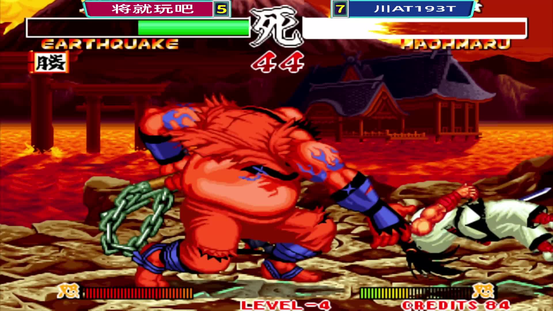 川A实战天秀霸王丸隐藏超必杀！侍魂2