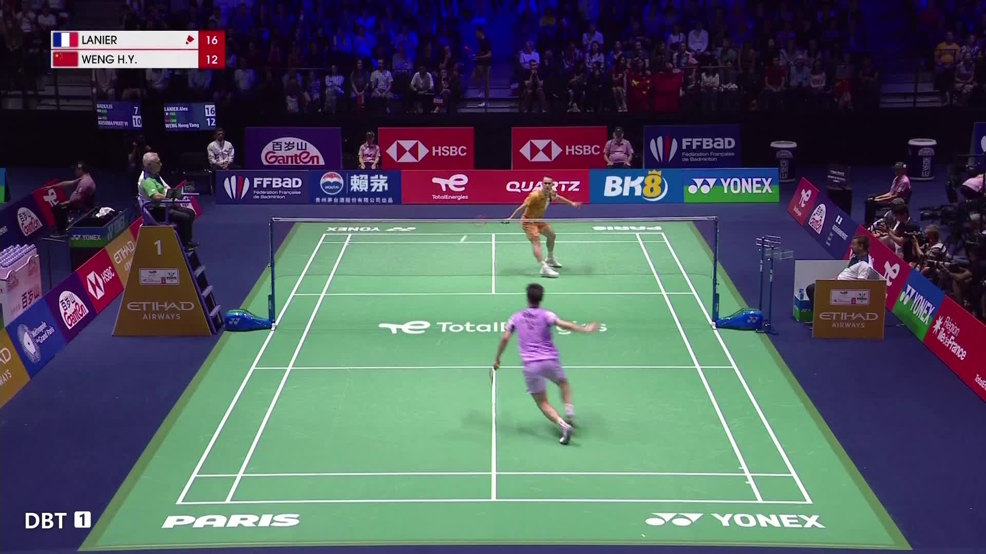 拉尼尔vs翁泓阳25世锦赛-粤语频道-