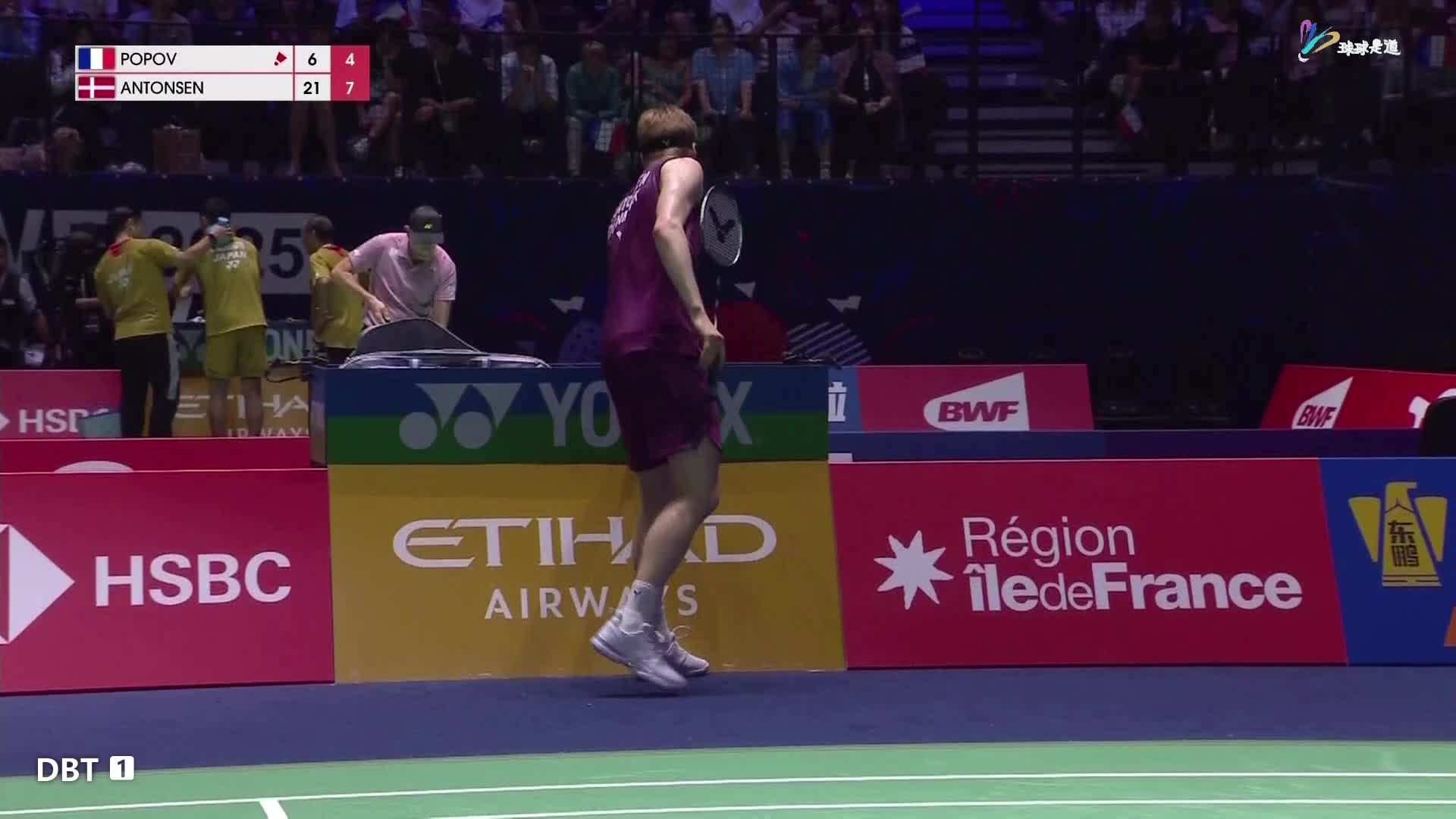 大波波夫vs安东森25世锦赛上