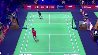 2025世界羽毛球錦標(biāo)賽，王祉怡次局乘勝追擊，連得7分，以21-4再下一城