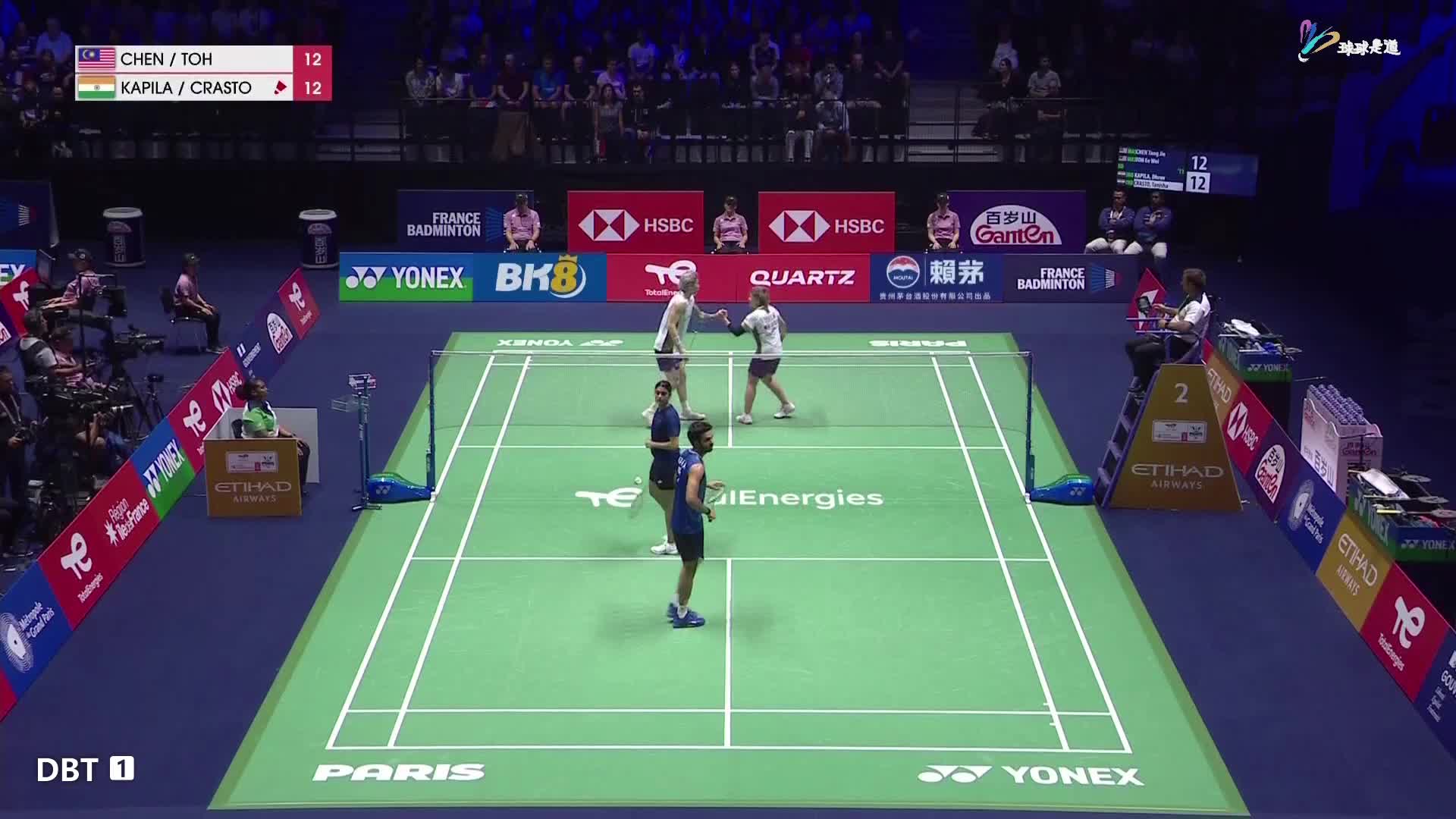 陈堂杰/杜颐沩vs卡皮拉/克拉斯托世锦赛