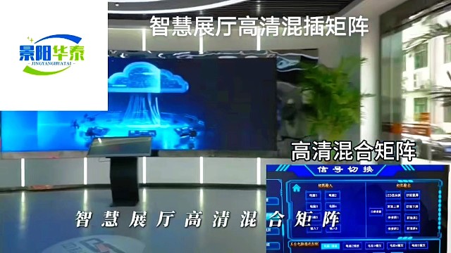 4K高清混插矩阵智慧展厅